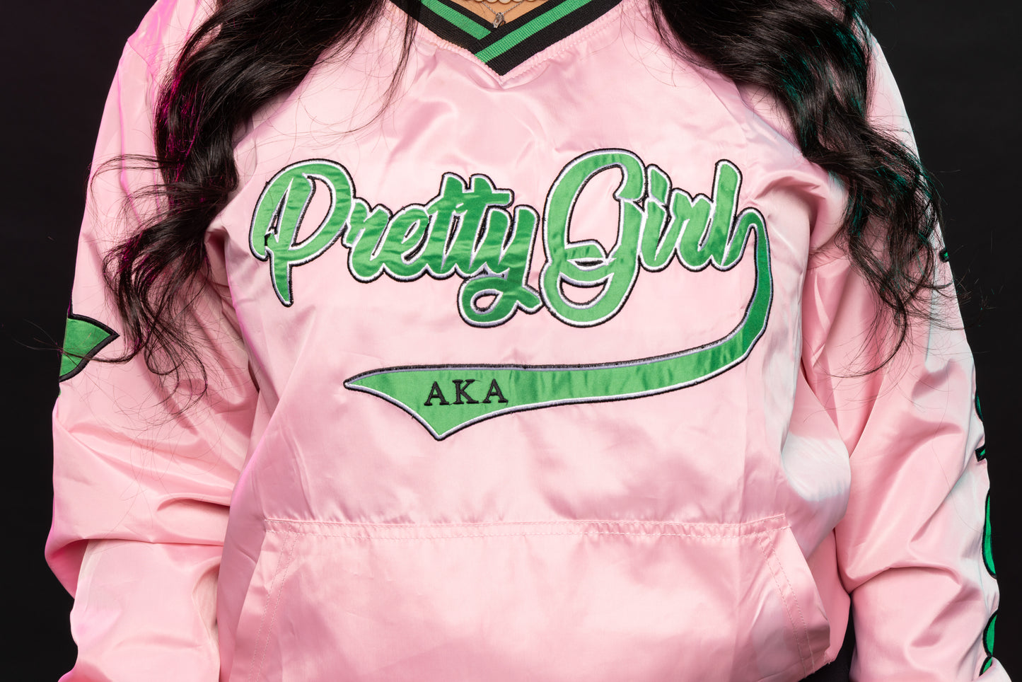 Pretty Girl Windbreaker- Pink