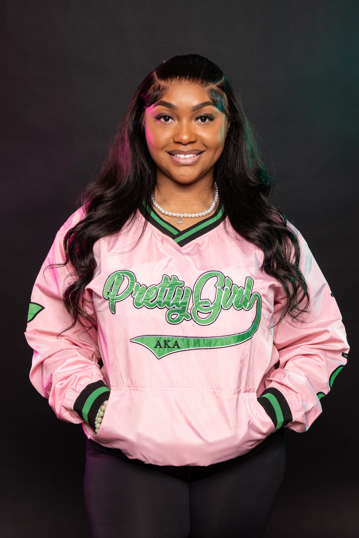 Pretty Girl Windbreaker- Pink