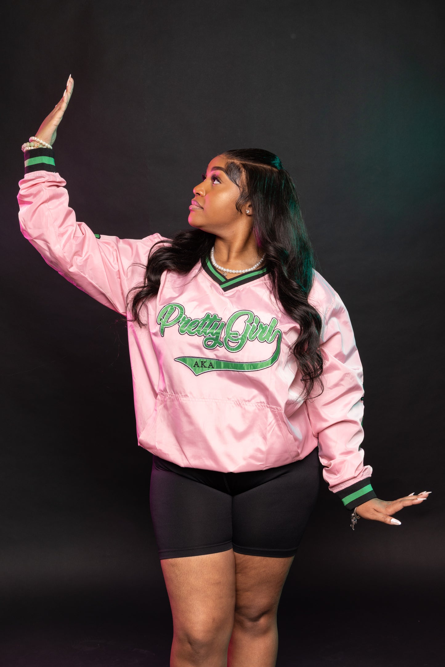 Pretty Girl Windbreaker- Pink