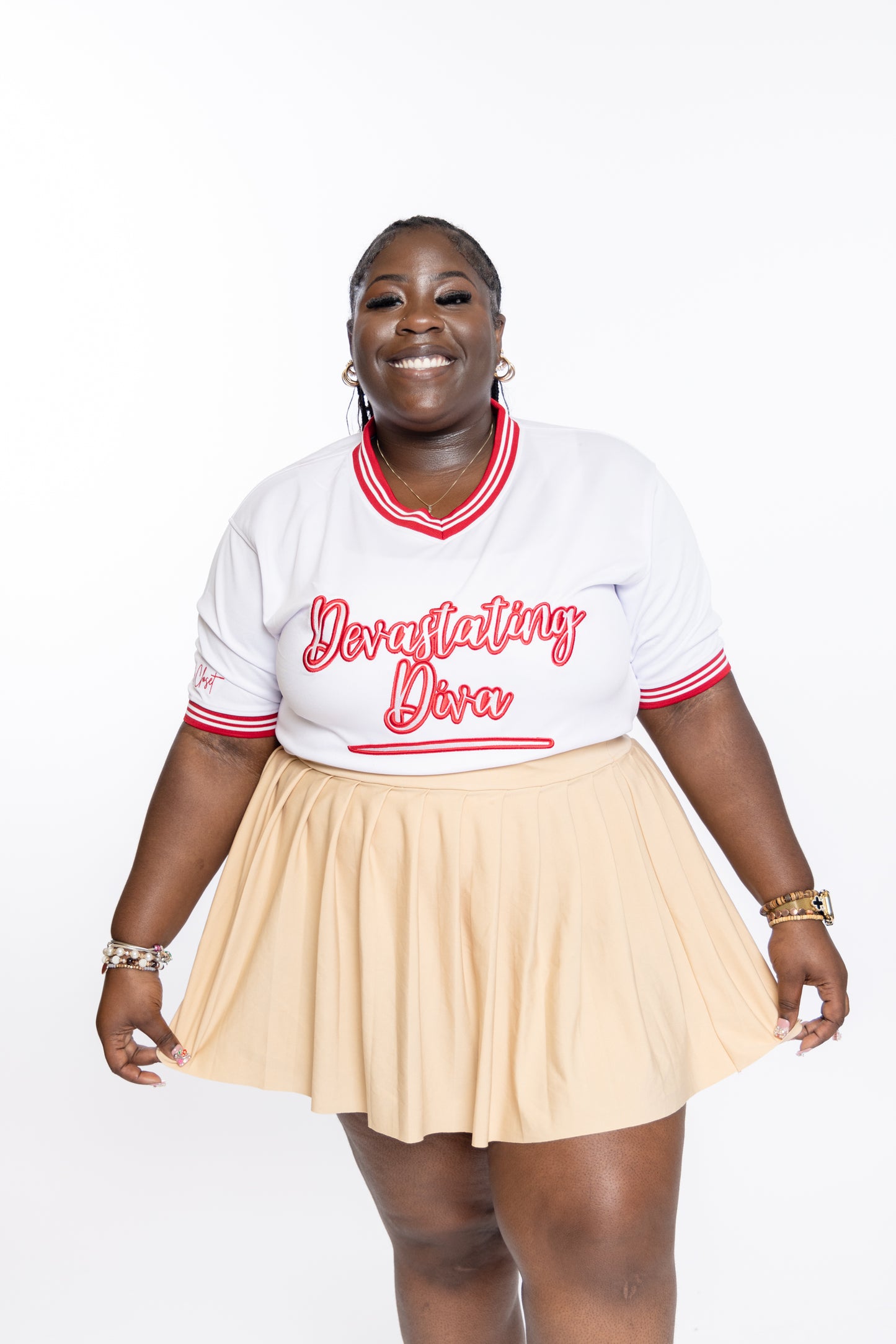 Diva Jersey- White