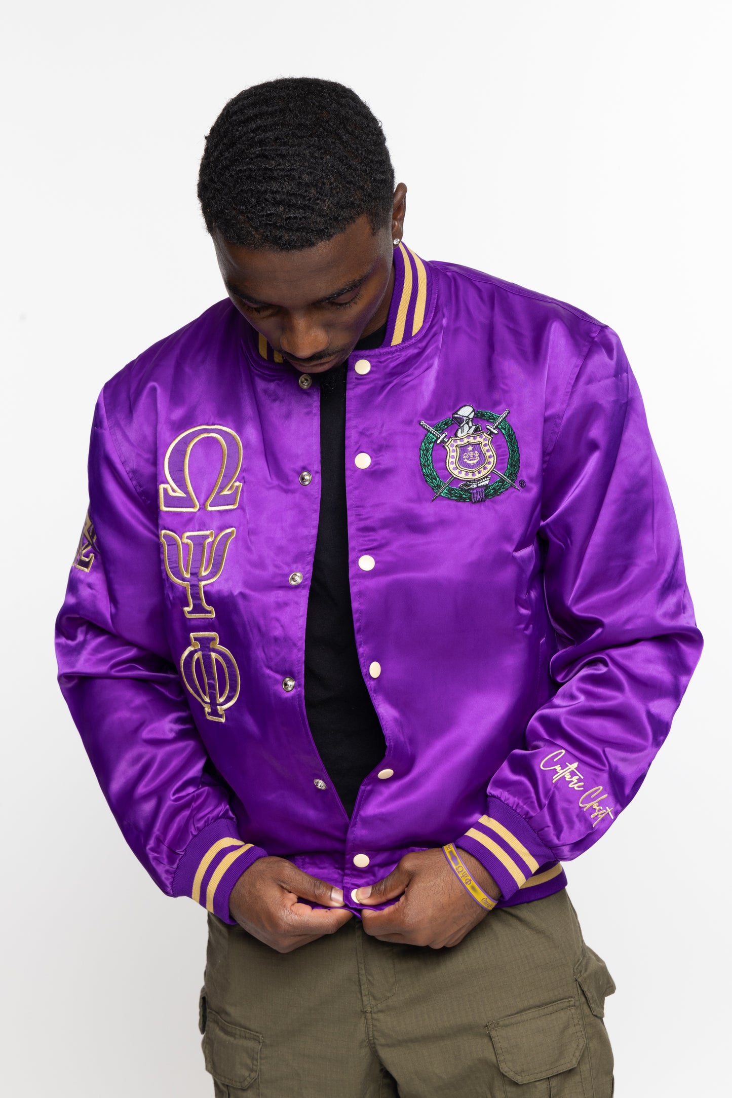 Omega Satin Bomber