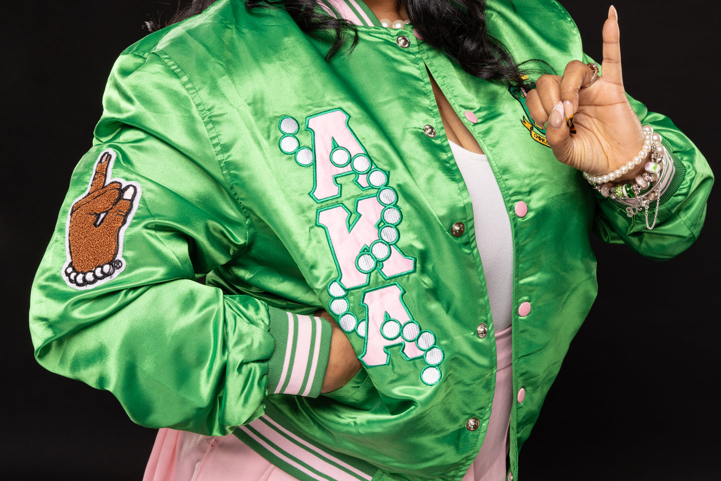 1908 Green Pearl Bomber (Pre Order)