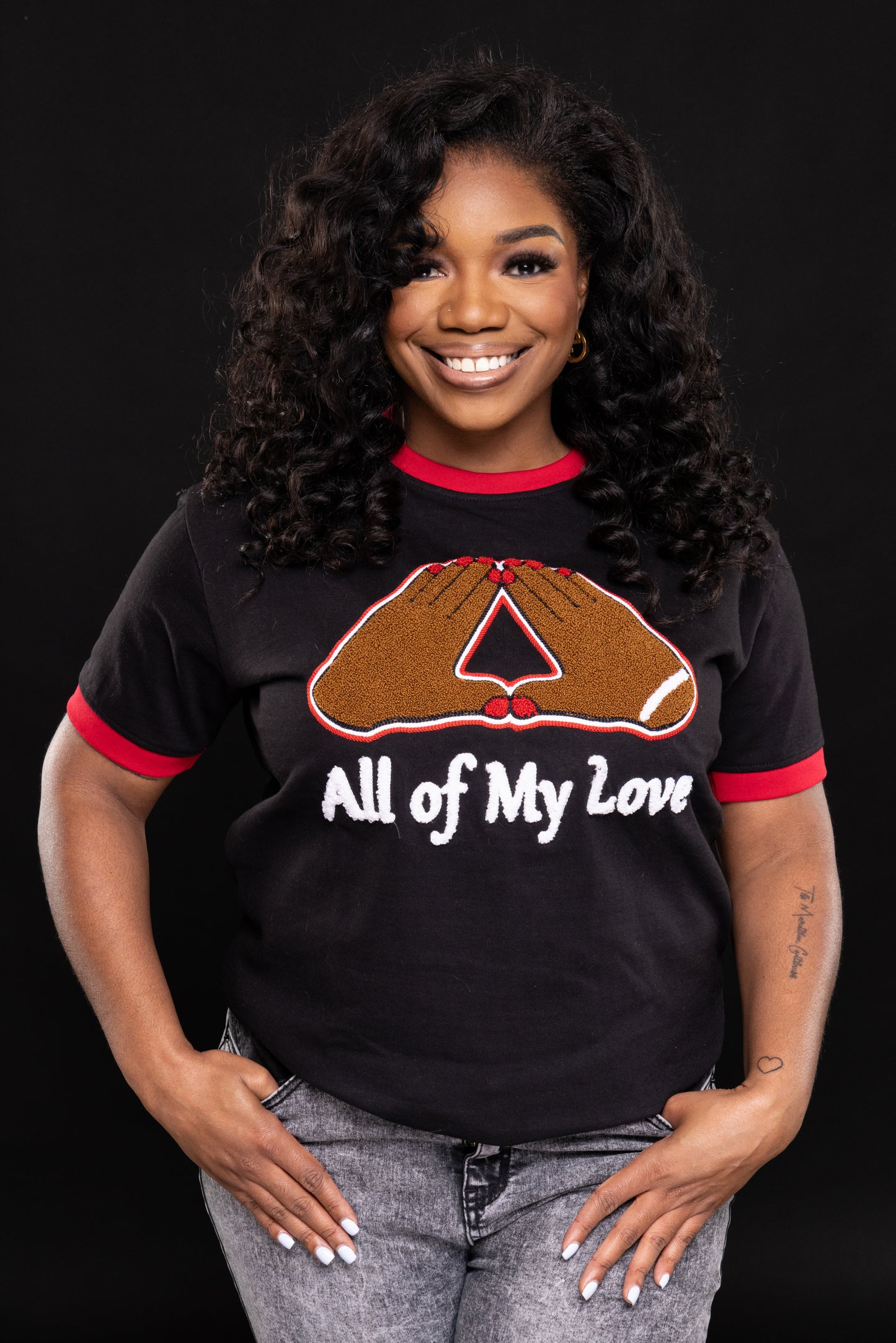 All Of My Love Ringer Tee