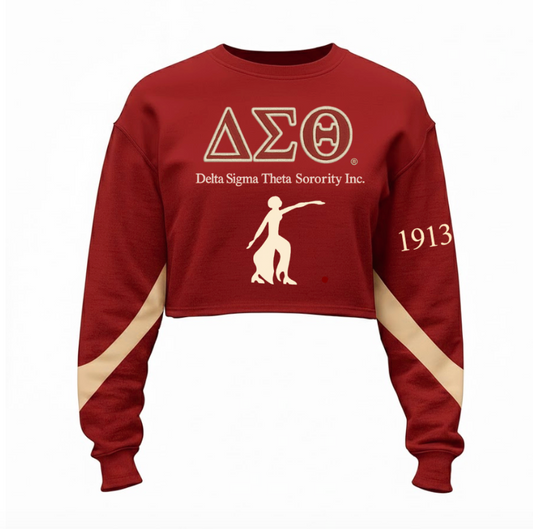 Delta Girl Cropped Crewneck